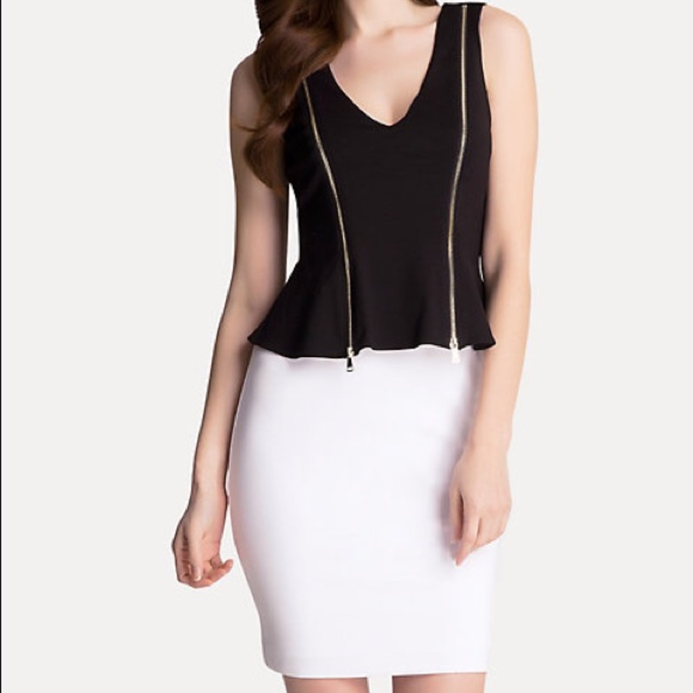 COPY - 🆕 Bebe Ponte Peplum Dress